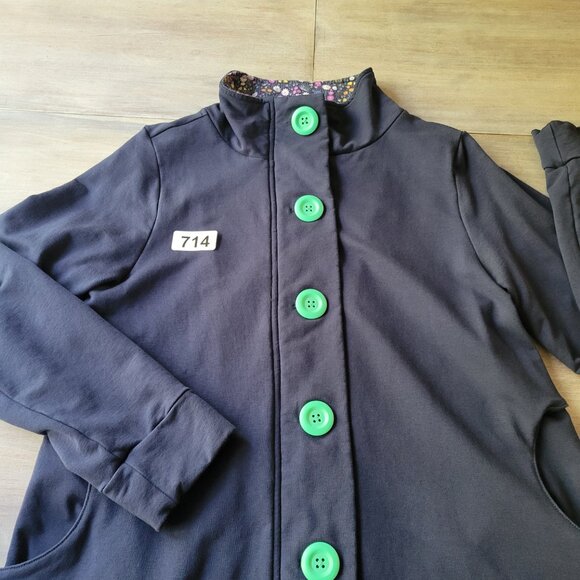 Matilda Jane Womens A Million Little Things Jacket Sz Medium Blue  Button Up - Picture 9 of 9